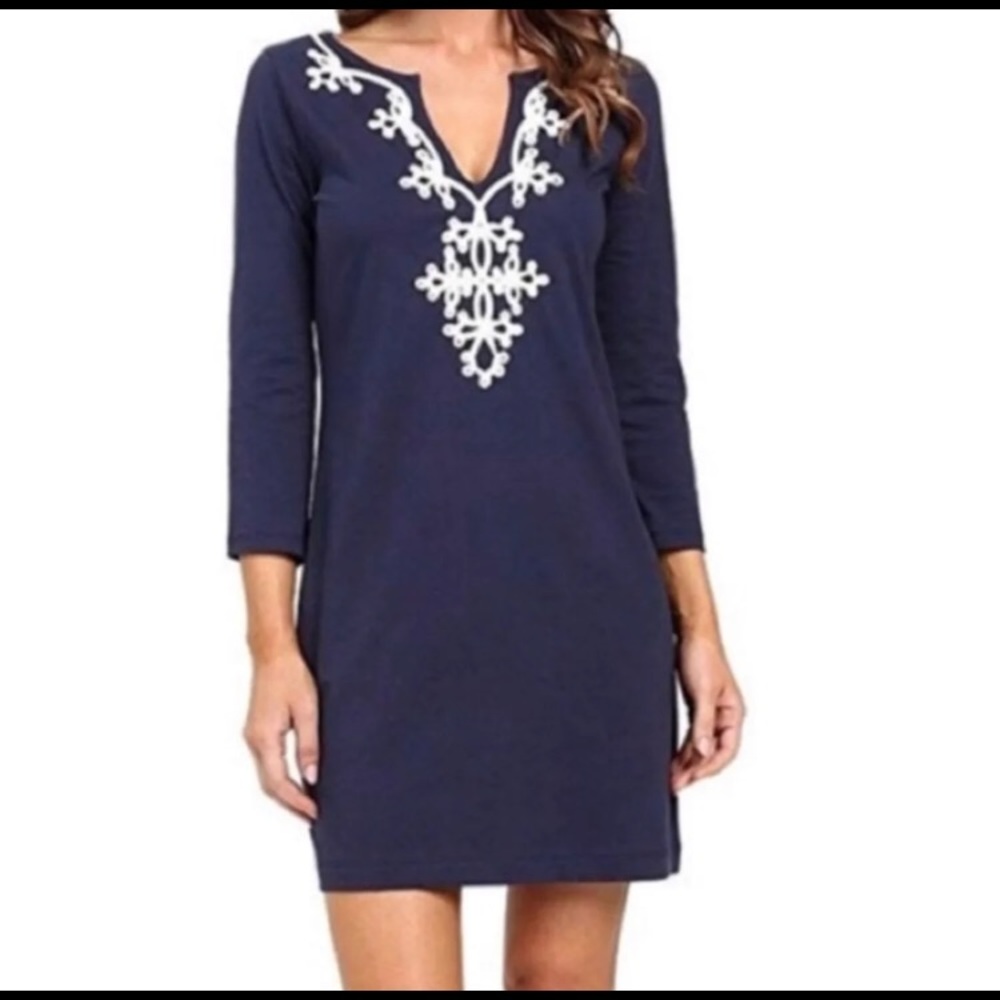 🛳 LILLY PULITZER NAVY DRESS